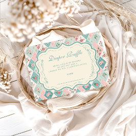 Vintage Botanical Garden Diapper Raffle エンクロージャーカード