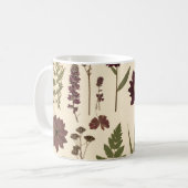 Vintage Botanical Gothic Library Cushion コーヒーマグカップ (正面左)