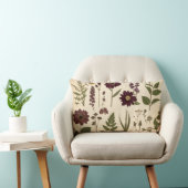 Vintage Botanical Gothic Library Cushion Pillow ランバークッション (椅子)