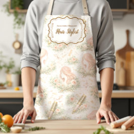 Vintage Botanical Hair Stylist エプロン