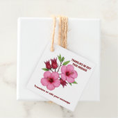 Vintage Botanical Hibiscus Flower edit フェイバータグ (インサイチュ)