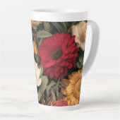 Vintage Botanical Illustration カフェラテマグ (右アングル)