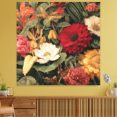 Vintage Botanical Illustration キャンバスプリント (インサイチュ (リビング))