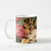Vintage Botanical Illustration コーヒーマグカップ (左)