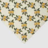 Vintage Botanical Lemon & Leaves Tissue Paper 薄葉紙 (詳細)