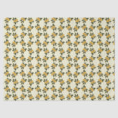 Vintage Botanical Lemon & Leaves Tissue Paper 薄葉紙 (正面)