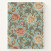 Vintage Botanical　Roses ノートブック (裏面)