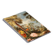 Vintage Botanical Tropical Palms ノートブック (右側)