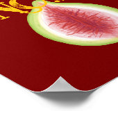 Vintage Botanical wall art ポスター (角)