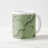 Vintage Botany Collage Distressed Text Nature Mug ジャンボコーヒーマグカップ (正面右)