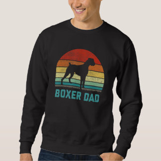 Vintage Boxer Dad  Dog スウェットシャツ