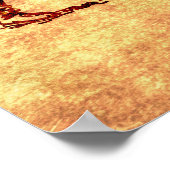 Vintage boxing men ポスター (角)