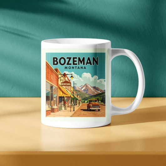 Vintage Bozeman Montana コーヒーマグカップ