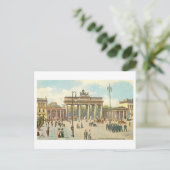 Vintage Brandenburg Gate Berlin Germany ポストカード (スタンド正面)