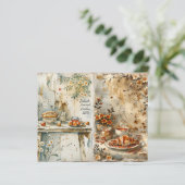 Vintage Breakfast Kitchen Scrapbook Paper (スタンド正面)