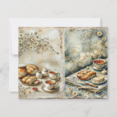 Vintage Breakfast Tea Scrapbook Paper (裏面)