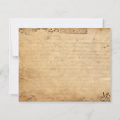 Vintage Breakfast Tea Set Scrapbook Paper (裏面)