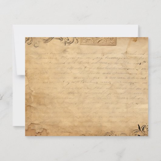 Vintage Breakfast Tea Set Scrapbook Paper (裏面)