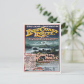 Vintage British Rail Network Route Advertising ポストカード (スタンド正面)