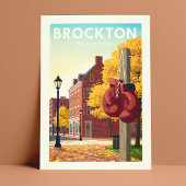 Vintage Brockton Massachusetts ポストカード