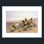 Vintage Buccaroos Charles Marion Russell ポスター<br><div class="desc">A beautiful reproduction of | Buccaroos | Lithograph | Artist: Charles Marion Russell (1864 - 1926) | Circa 1902. Charles Marion Russell was an artist of the Old American West. Russell created more than 2, 000 paintings of cowboys, Indians, and landscapes set in the Western United States and in Alberta,...</div>