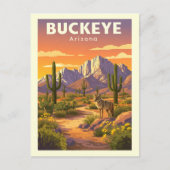 Vintage Buckeye Arizona ポストカード (正面)