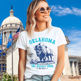 Vintage Buffalo Oklahoma Souvenir  トライブレンドＴシャツ