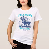 Vintage Buffalo Oklahoma Souvenir  トライブレンドＴシャツ (正面)
