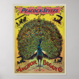 Vintage Buggy Advertisement ポスター