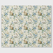 Vintage Bunnies | Easter Wrapping Paper ラッピングペーパー (フラット)