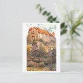 Vintage Burg (Castle Hill) in Nuremberg, Germany ポストカード (スタンド正面)