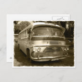 Vintage Bus at Malta ポストカード (正面/裏面)