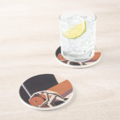 Vintage Business, Art Deco Fabrics and Textiles コースター (側面)