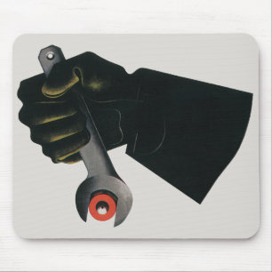 Vintage Business, Manufacturing Factory Machinist マウスパッド