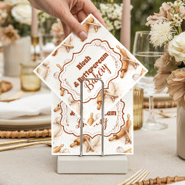 Vintage Buttercream Bakery Branding スタンダードカクテルナプキン