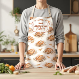 Vintage Buttercream Bakery Business エプロン