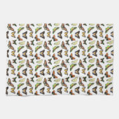 Vintage Butterflies キッチンタオル (横)