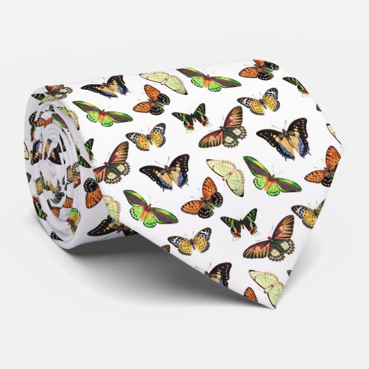 Vintage Butterflies ネクタイ (ロール)