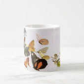 Vintage Butterflies & Fairy Old Illustration Art コーヒーマグカップ (中央)