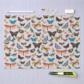 Vintage butterfly Aesthetic 薄葉紙 (クラフト)