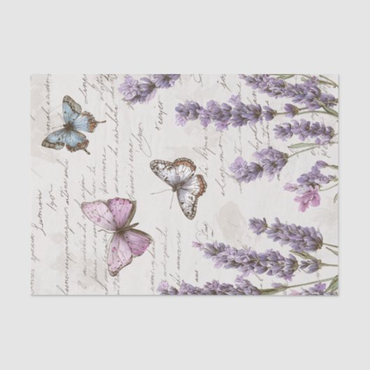 Vintage Butterfly Ephemera 薄葉紙 (正面)