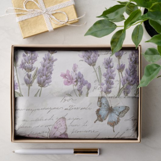 Vintage Butterfly Ephemera 薄葉紙 (ギフト)