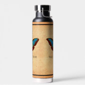 Vintage Butterfly Illustration ウォーターボトル (左面)