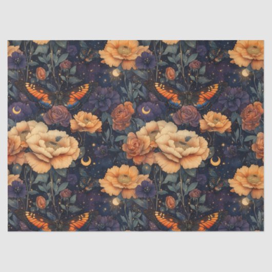 Vintage Butterfly Wildflower (11) 薄葉紙 (正面)