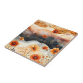 Vintage Butterfly Wildflower (4) タイル (側面)