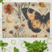 Vintage Butterfly Wildflower (7) キッチンタオル (折り畳み)
