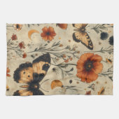 Vintage Butterfly Wildflower (7) キッチンタオル (横)