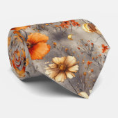 Vintage Butterfly Wildflower (8) ネクタイ (ロール)