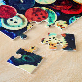 Vintage Buttons ジグソーパズル (側面)