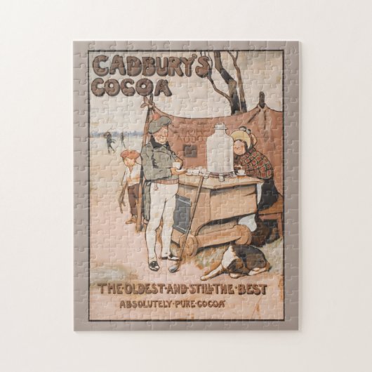 Vintage Cadbury's Cocoa Advertisement ジグソーパズル (縦)